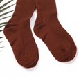 thumbnail image 3 of Baby Toddler Girls Knit Cotton Tights Thread Crochet Pantyhose Warm Ribbed Legging Stockings, 3 of 6