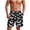 Bat Black, variant on Mens Swim Trunks Boho Swimwear Chicken Quick-Dry Lightweight Beach Shorts Soft Fabric Swimwear with Pockets Man 3XL