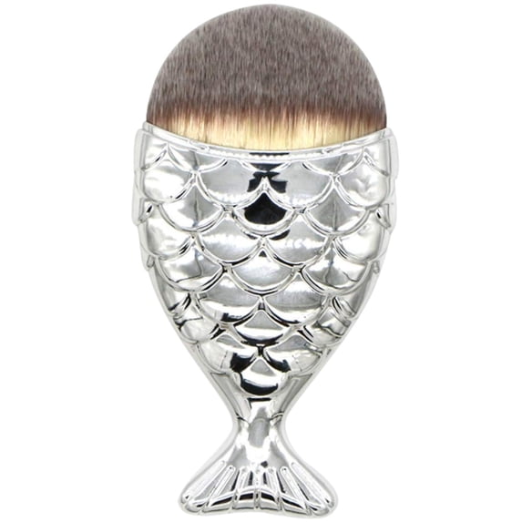 Mermaid Makeup Brushes, Face Foundation Brush for Blending Liquid Cream 1 Pack