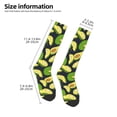 thumbnail image 5 of Easygdp Fresh Avocado Fashionable Adult Sockings&Sports Sockings&Breathable Sockings, Non-Pilling,Contrasting Color Design, 5 of 9