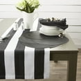 thumbnail image 4 of DII Black Round Pvc Doubleframe Placemat (Set of 6), 4 of 6