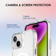 thumbnail image 4 of Uolo Soul+ iPhone 15 Plus/14 Plus Drop Rated Military-Grade Protective [MagSafe] Hard Shell Case, (4ft Drop Tested Slim Case) Black, 4 of 5