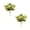 Yellow#0, variant on Artificial Leaves Foliage Bush Fake Sprigs with Variegated Leaves for Home Kitchen Office Wedding Party Garden Decor Plastic 13.78in 2PCS Yellow