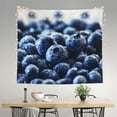 thumbnail image 3 of Daiia Blueberry Pattern Tapestry 60x51 Inches Wall Hanging Tapestry Artistic Wall Hanging Bedroom Wall Decor Living Room Tapestry Dorm Room Decor, 3 of 9