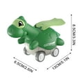 thumbnail image 3 of Toys Clearance 2023! CWCWFHZH Dinosaur Children Push Toy Car Baby Toy Car Boy Puzzle Car Non-pull Back Car Inertial Scoote Toys Car, 3 of 3