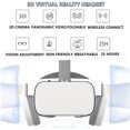 thumbnail image 2 of Realidad virtual 3D VR Auriculares Gafas inteligentes, con control remoto inalámbrico, Gafas VR para películas IMAX y juegos, Compatible con el sistema Android iOS, con Mystery Gift Xgeek V1, 2 of 7