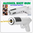 thumbnail image 1 of La pistola de tragos de alcohol original: cargue su disparo y bebida favoritos con alcohol, accesorio para fiestas de tragos épicos, con capacidad para hasta 1,5 onzas, 1 of 5