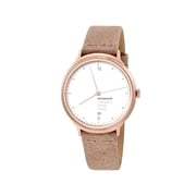 Mondaine Helvetica No1 Rose Gold Tone White Dial Ladies Watch MH1.L2211.LG