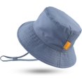 thumbnail image 1 of Cotton Baby Sun Hat Infant Toddler Boys Girls Bucket Hats Summer Sun Protection Kids Beach Caps, 1 of 5