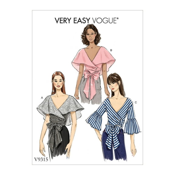 Vogue Patterns Sewing Pattern Misses' Top-14-16-18-20-22