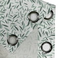 thumbnail image 5 of Ambesonne Sage Grommet Curtain, Leaves Summertime Garden, 50" x 63", Reseda Green White, 5 of 6