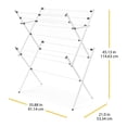 Mainstays X-Wing 2-Tier Steel Foldable Drying Rack - Walmart.com