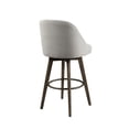 thumbnail image 2 of Reclaimed Grey Wood Finish / 360 Degree Rotating Bar Stool for Caf, 2 of 4