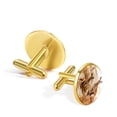 thumbnail image 3 of Kangaroo Elegant Shirt Cufflinks for Men, Made of Stainless Steel, for Formal Attire, 3 of 6