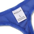thumbnail image 2 of Jwputqe Mens Thongs,Mens Underwear,Breathable,Cooling,Solid,Low Waist,Polyester,Blue,XL, 2 of 8