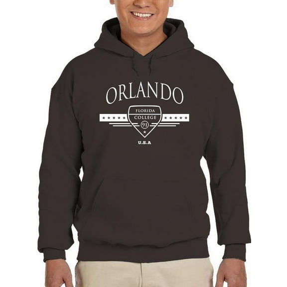 Orlando 91 Sports Style Hoodie Men -Image by Shutterstock, Male x-Large