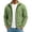 Green, variant on Horkkom Mens Zip Up Sweatshirt Solid Color Mock Neck Loose Sweatshirt Fashion Casual Fall Jackets with Pockets XL