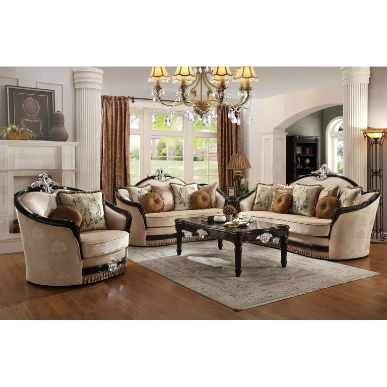 Living Room Furniture 3pc Sofa Set