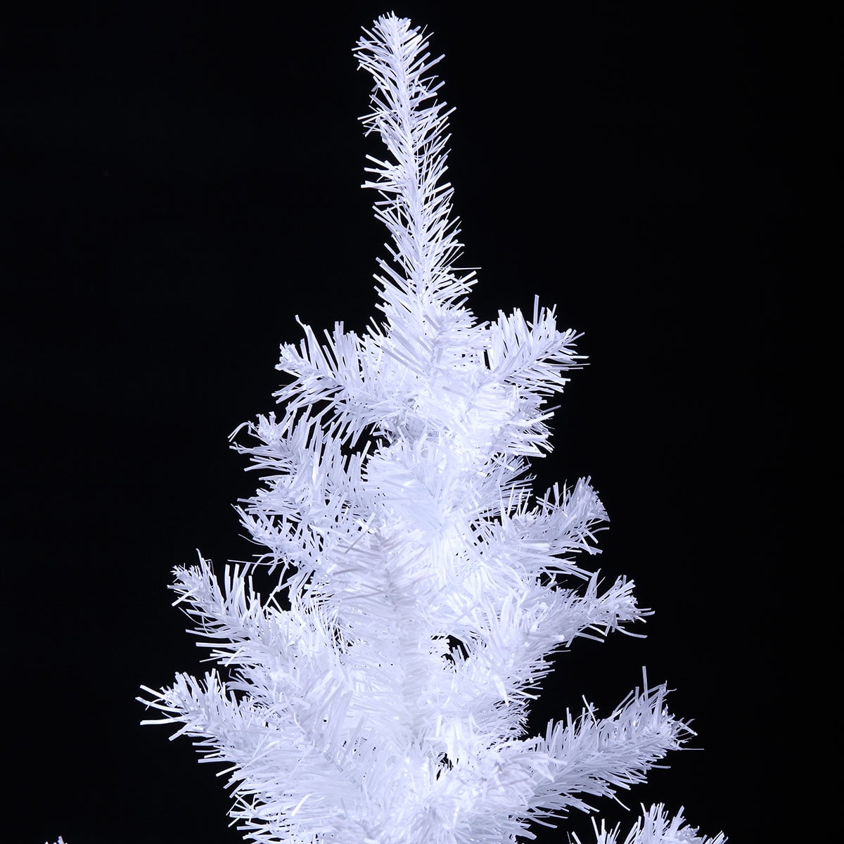 Kepooman 5ft Artificial White Christmas Tree with Solid Stand, Christmas Festival Decorations for Indoor Kepooman 5ft Artificial White Christmas Tree with Solid Stand, Christmas Festival Decorations for Indoor