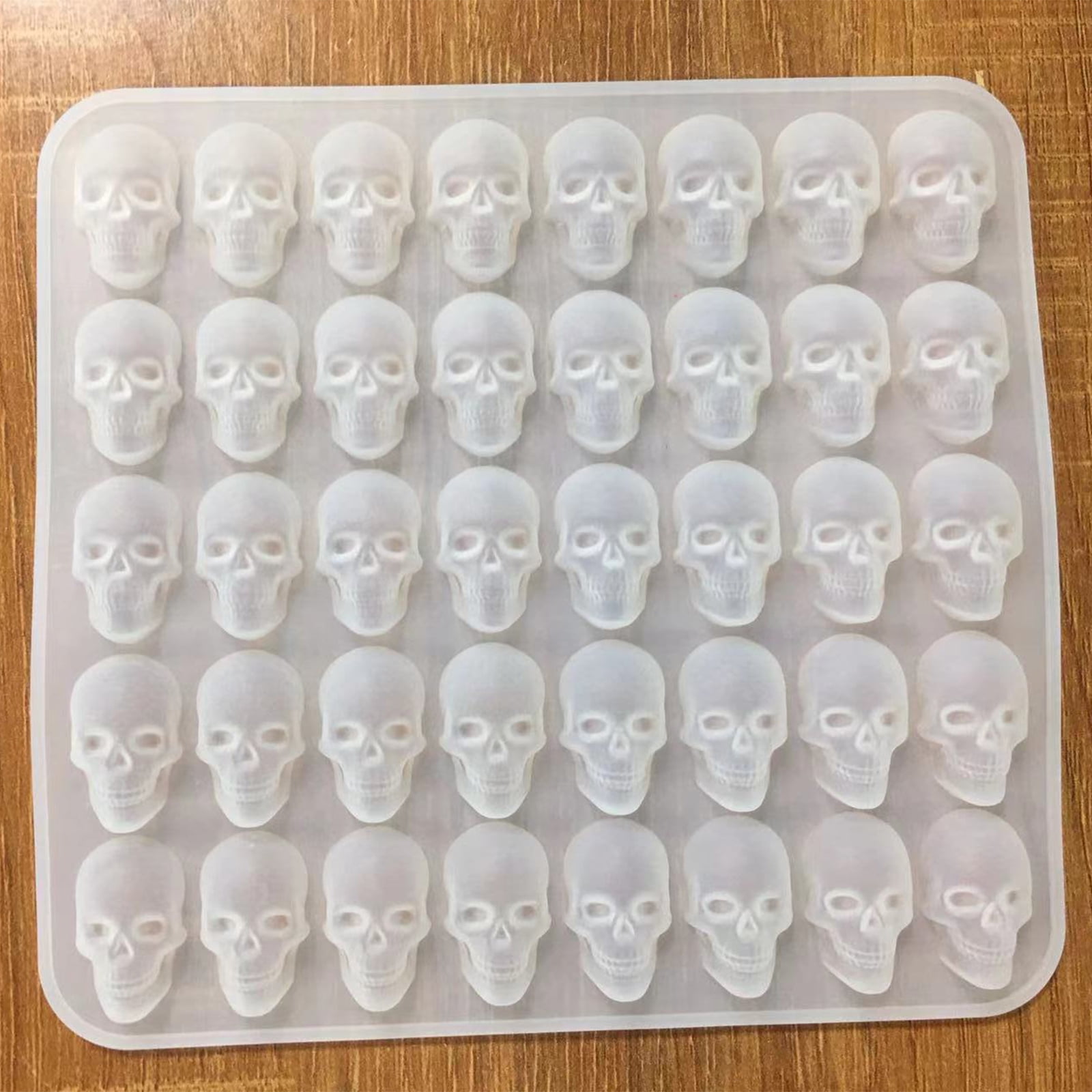 Yami Silicone Candy Molds, 2 Pack Mini Skull Gummie Chocolate Molds with  Dropper for Candies, Jello, Chocolate 