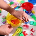 thumbnail image 4 of Tholdsy Paquete de 26 pinceles de esponja para pintar para niños, rodillo de dibujo de juguete, arte, jardín de infantes, creatividad, Kits de experimentos de química, 4 of 6