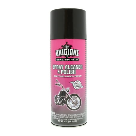 Original Bike Spirits Spray Cleaner Polish Protector 14oz Aerosol Can (Best Spray On Car Polish)