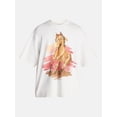 thumbnail image 5 of No Boundaries Boxy Fit Heavyweight Graphic Tee Shirt with Short Sleeves, Men's XS-4XLT, 5 of 5