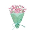 thumbnail image 2 of Floral Greeting Card with Ribbon 8x6 Inch Blank Inside for Birthday Anniversary Thank You Gift, 2 of 6