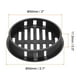 thumbnail image 2 of Uxcell 40Pcs 50mm/2in Ventilaciones de Aire Circulares, Cubierta de Ventilación Soffit Negra, 2 of 5