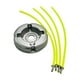 thumbnail image 1 of Cabezales de corte de césped Cabezales de corte de hilo Accesorio de aleación de aluminio Disco de corte de césped Cabezal desbrozadora para césped Cé, 1 of 8
