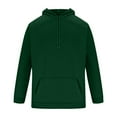 thumbnail image 5 of AnuYalue Mens Pullover Casual Long Sleeve Hooded Sweatshirt Drawstring Solid Color Pullovers Comfort Outdoor Athletic Sweaters, 5 of 5