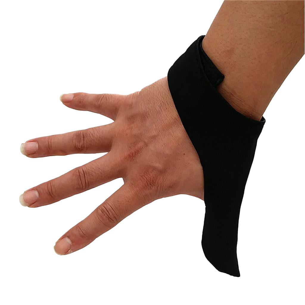 Bowling Ball Thumb Saver Right and Left Hand Finger Grip Glove Accessories 