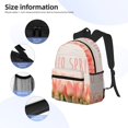 thumbnail image 5 of Picia Hello Spring Large Capacity Backpack Classic Style Backpack Casual Backpack Water-Resistant School Work Travel Outdoor Backpack, 5 of 8