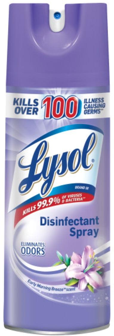 Lysol Disinfectant Spray, Early Morning Breeze, 12.5 oz (Pack of 2)