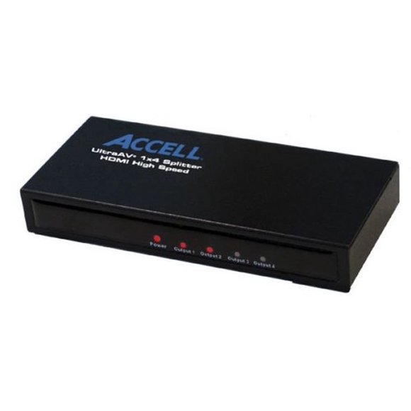 Accell 1x4 HDMI Mini Splitter - HDMI 1.3