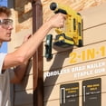 thumbnail image 3 of 18GA Brad Nailer Cordless Compatible with Dewalt 20V, 18 Gauge Nail Gun with 1000 Nials for Wood Carpentry, Brushless, 2 Mode, 5/8 to 1-1/4 Inch, With 1*2.0AH Battery and charger, 3 of 7