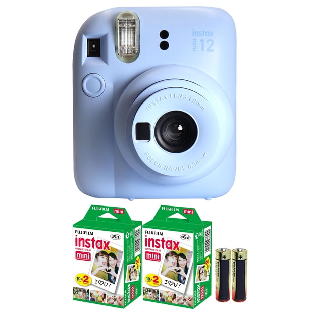 Cámara de película instantánea Fujifilm Instax Mini 12 (azul pastel)