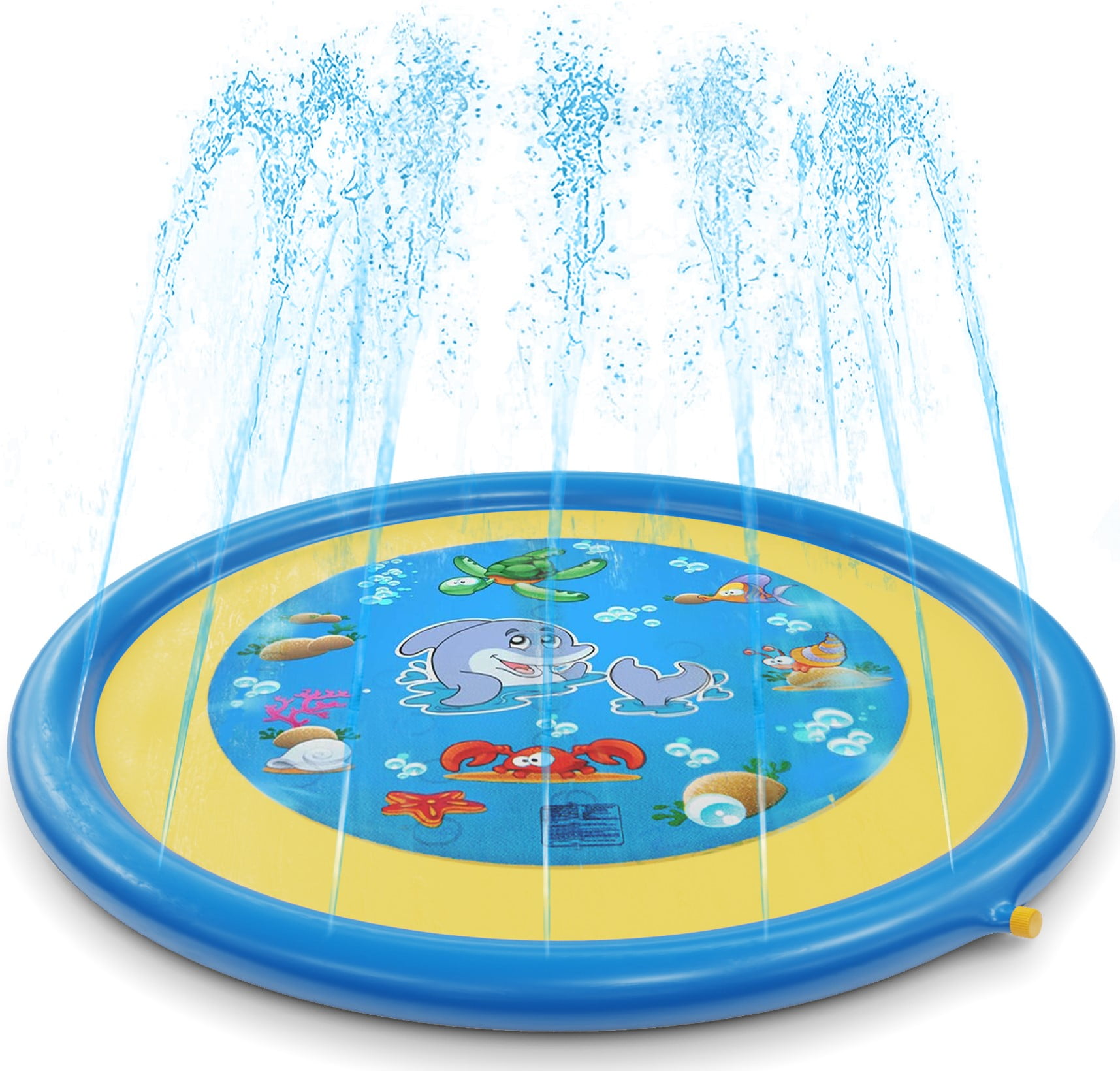 Coreus Splash Pad for Kids Ages 48 Sprinkler Mat for Toddlers 68