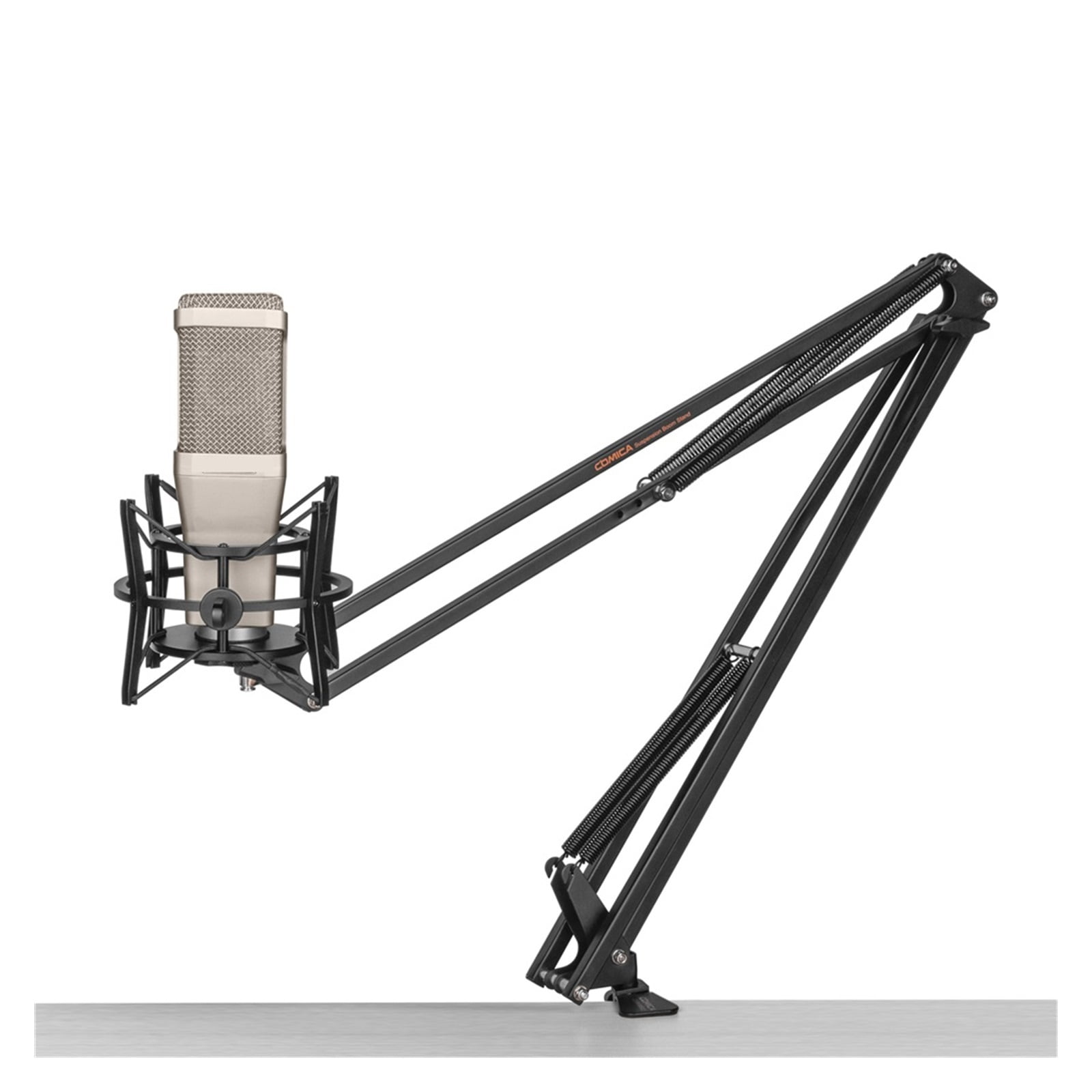 CVM-MS02 Microphone Stand Adjustable Mic Stand Desk Boom Arm Flexible Suspension Boom Support For Handheld Mic Studio Mic