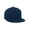 Navy, variant on Stretchable Wool Blend Flat Visor Pro Style Cap, White Large/X-Large
