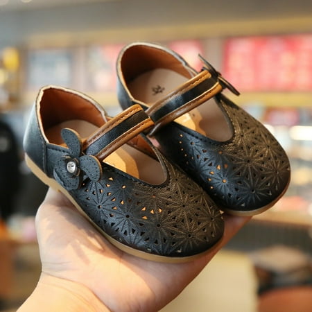 

〖Roliyen〗Girls Sandals Infant Shoes Cute Casual Girls Kids Hollowed Shoes Baby Out Sandals Princess Baby Shoes