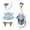 Blue, variant on YellowRaincoat Porch Goose Outfits,Raincoats Costume with Umbrella and Hat,Waterproof,Goose Clothes for Spring summer Outdoor Garden Yard Decor