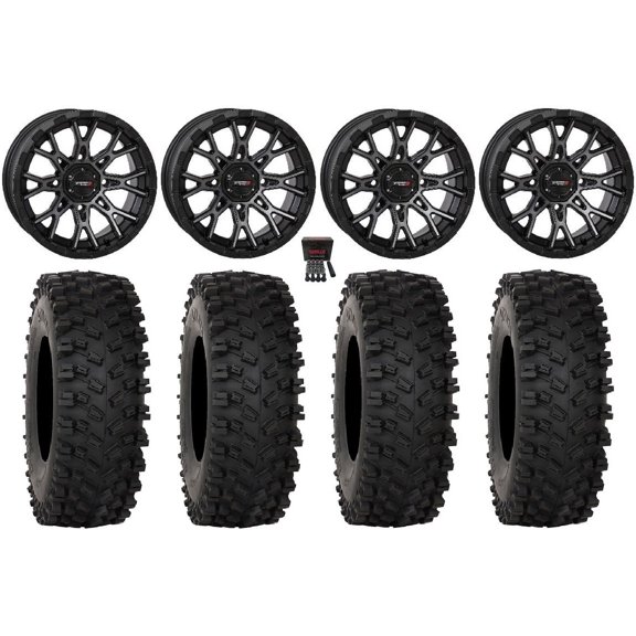 System 3 ST-6 14" Wheels Dark Tint 30" ATX470 Tires Polaris RZR XP 1000 / PRO XP / Ranger XP 900/1000