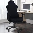 thumbnail image 2 of shiyou-Slipcovers Cloth Stretch Polyester Chair Cover for Reclining Racing Gaming Chair (Only Chair Covers) (Black), 2 of 4