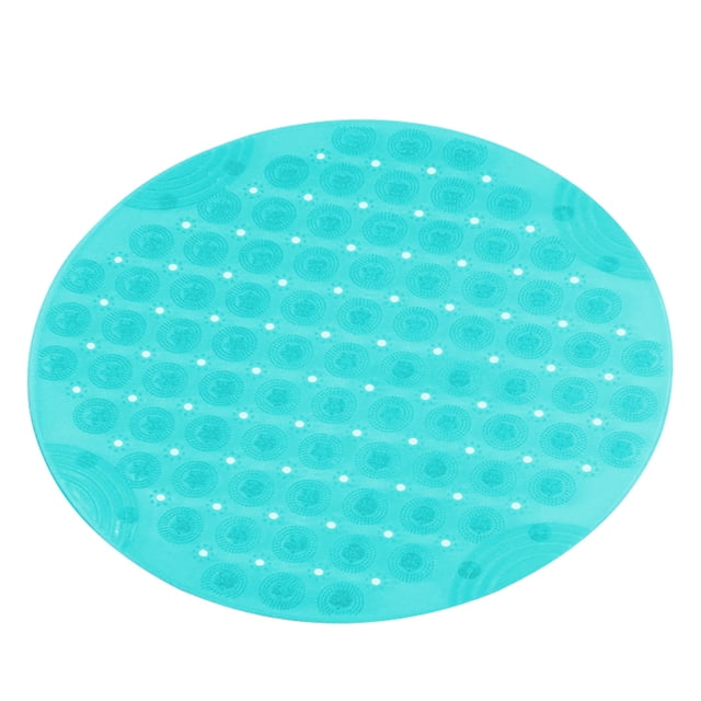 Boovnll Bathroom Rugs, Absorbent Thicken Non-Slip Backing Pvc Round Bathroom Non-Slip Mat Household Hydrophobic Sucker Pad Massage Mat, Bath Mat, Bath Mats for Bathroom