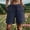 Navy, variant on Bermuda Shorts For Women Summer Solid Pocket Knee Length Office Casual Travel Weekend Resort Everyday Style Packable Travel Choice Weekend Ready Look White L