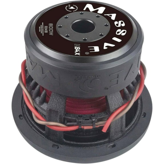 8" 800W RMS 4-Ohm 2.5" DVC Subwoofer Massive Audio HIPPO Series MA-H84X