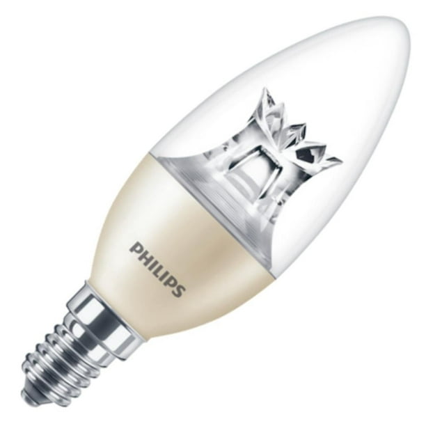 Philips 306028 - MASTER LEDcandle E14 B38 CL Blunt Tip LED Light Bulb - Walmart.com