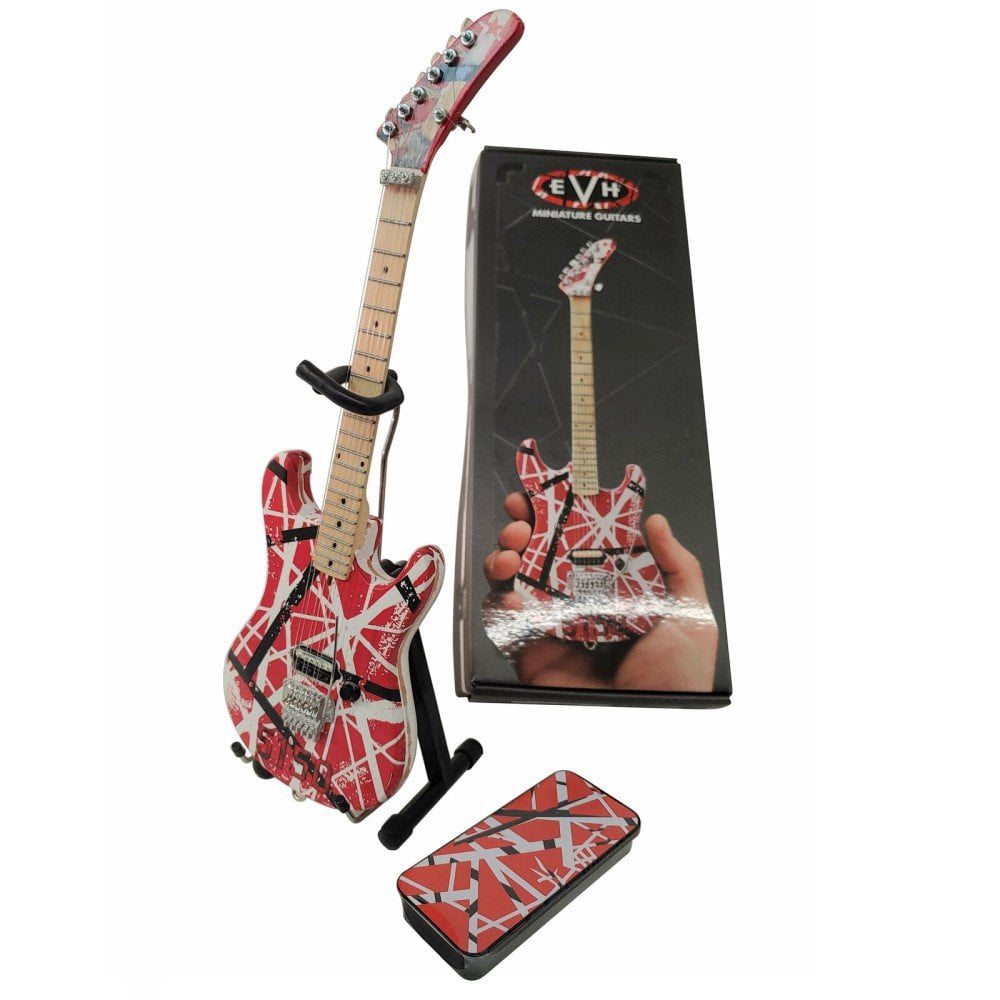 AXE HEAVEN EVH 5150 Eddie Van Halen MINIATURE Guitar Display Gift EVH-004