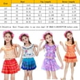 thumbnail image 5 of Girls Two Piece Swimsuit Off Shoulder Ruffle Bikini Bathing Suit Princess Swimwear, 5 of 5